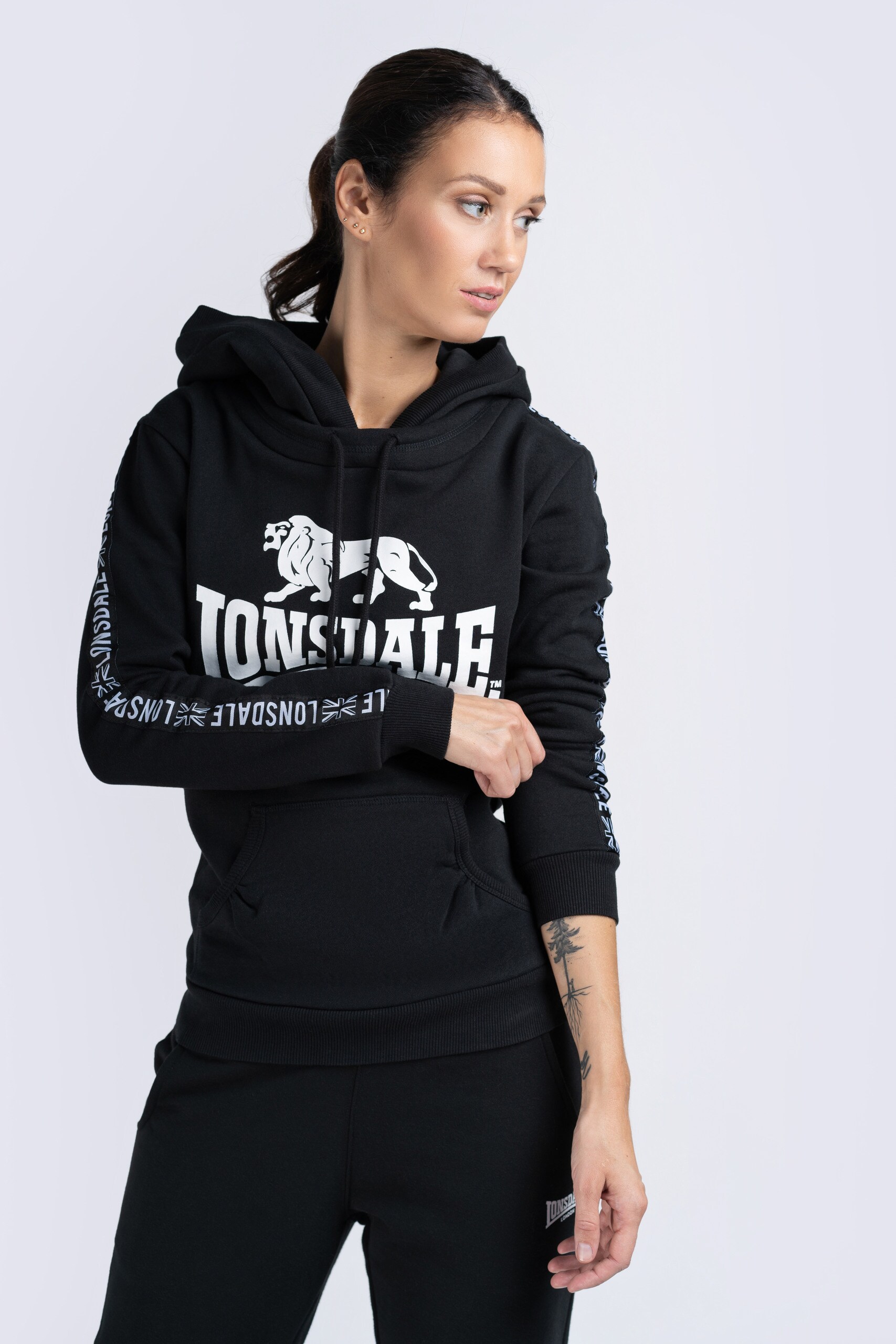 Lonsdale Frauen Kapuzensweatshirt DIHEWYD