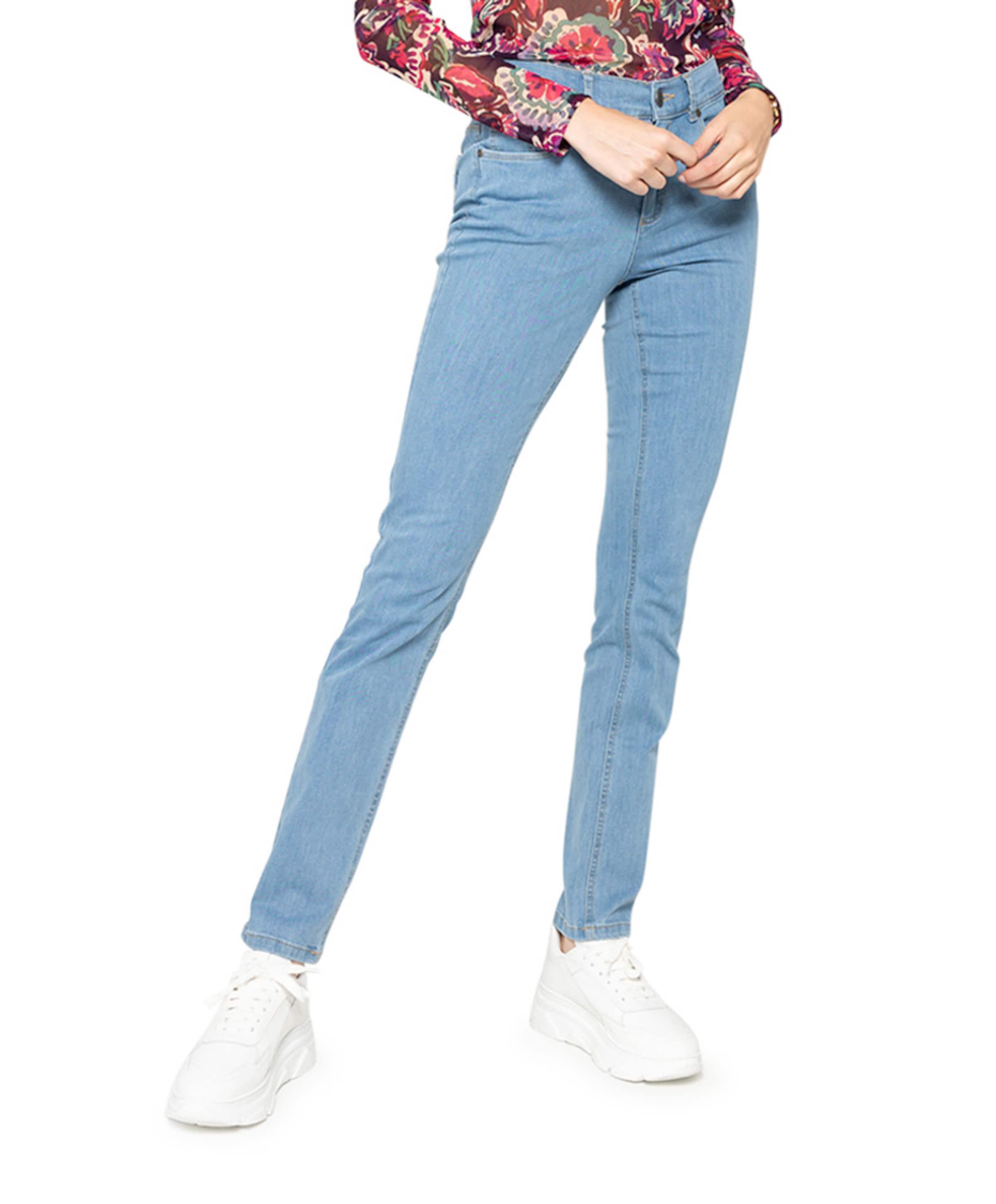 Enjoy 5 Pocket Super Stretch Lang dames broek blauw