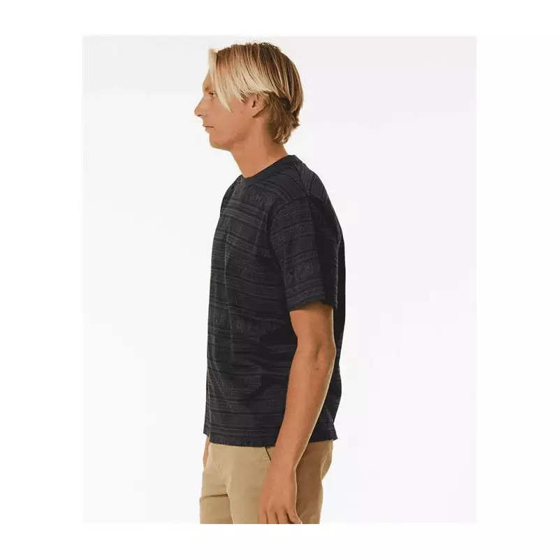 Teeshirt RIPCURL Swc Land Lines Tee Washed Black M
