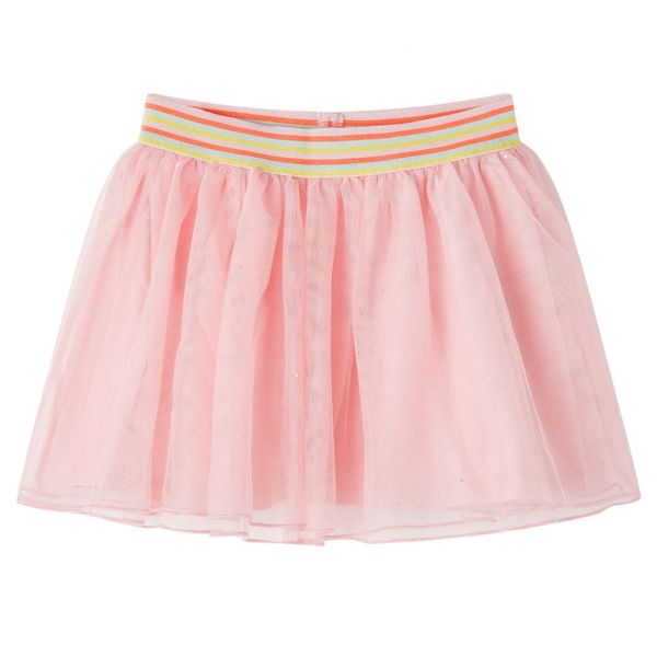 vidaXL Saia de Tule para Criança Rosa-claro 92 - 14652