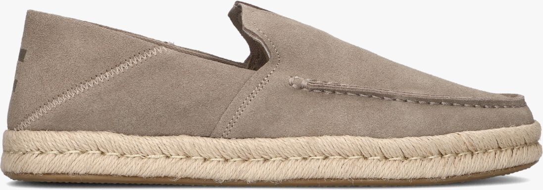 TOMS taupe toms loafers alonso loafer rope