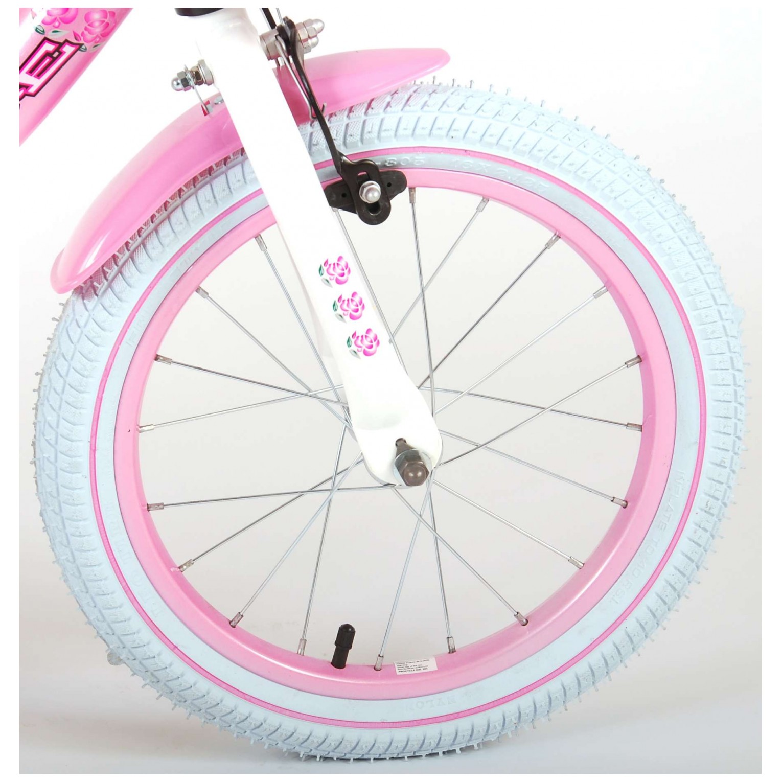 Volare Rose Fiets - 16 inch - Roze Wit