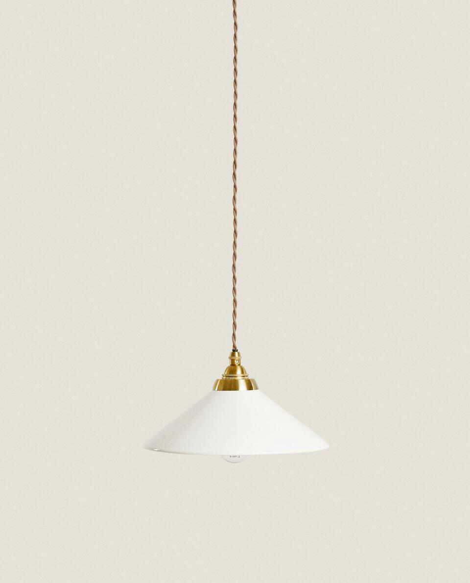 LUMINÁRIA DE TETO DE CERÂMICA
