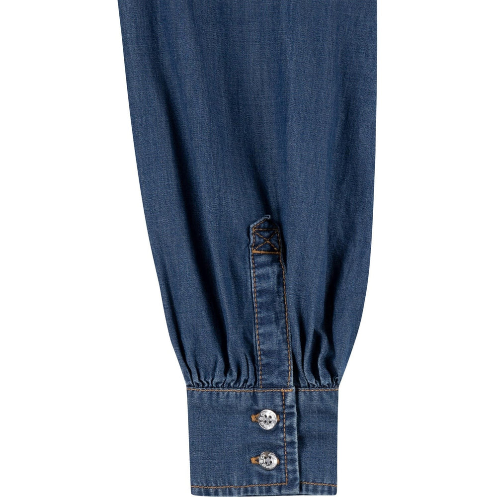 Køb Levi's BLUE Western Peasant Denim Skjorte