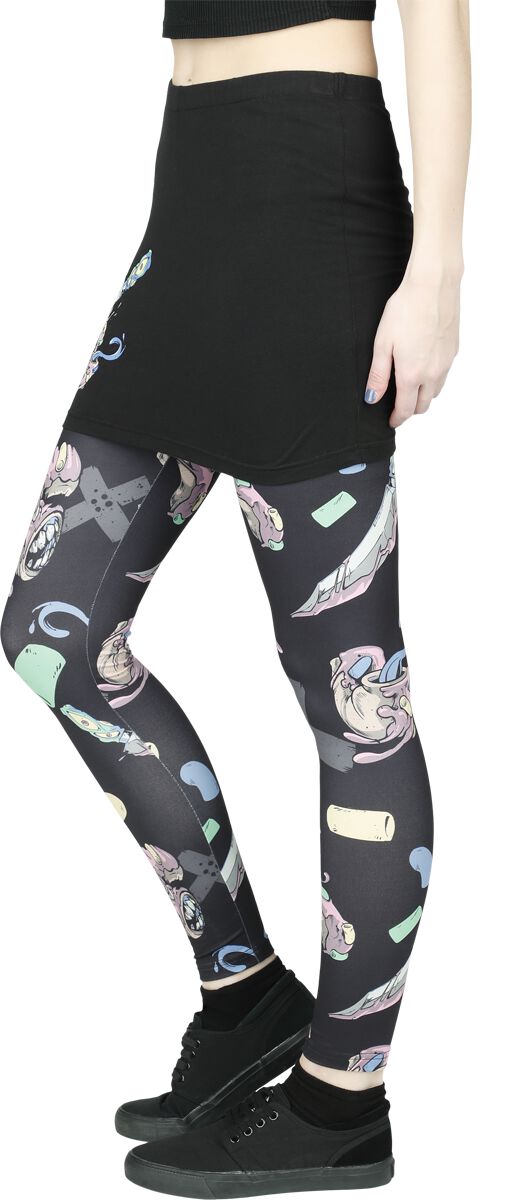 Leggings Imprimé Monstre & Donuts | RED by EMP Legging