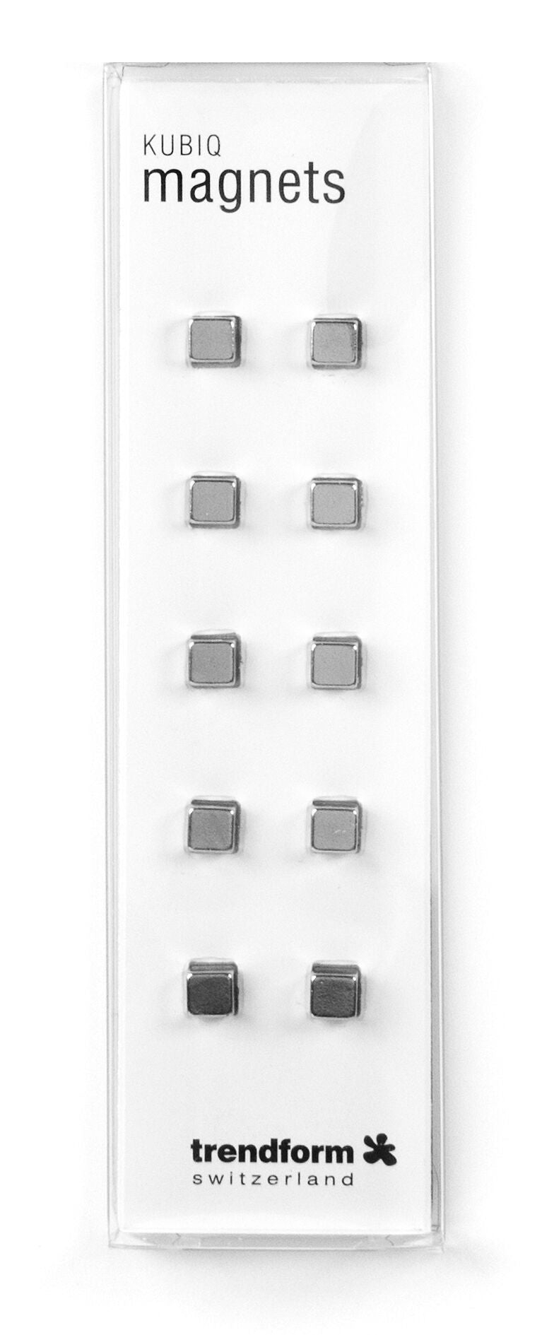 KUBIQ Magnet - Silber / B: 5.0 cm x T: 5.0 cm x H: 5.0 cm