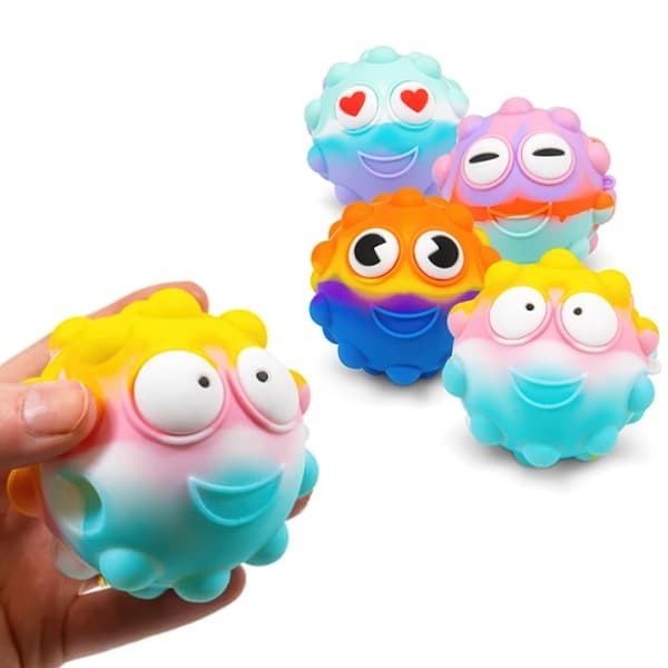 Pop-It Fidget Toy / Stressball – Eye popper klemmeball