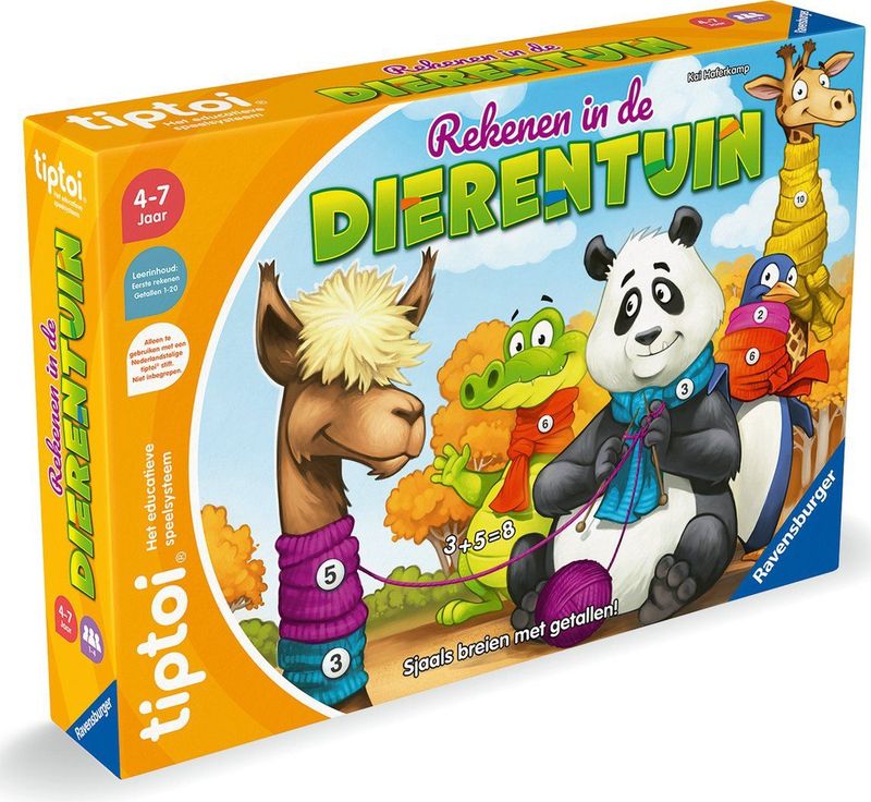 Ravensburger - Tiptoi® Spel - Rekenen in de Dierentuin - Leersysteem