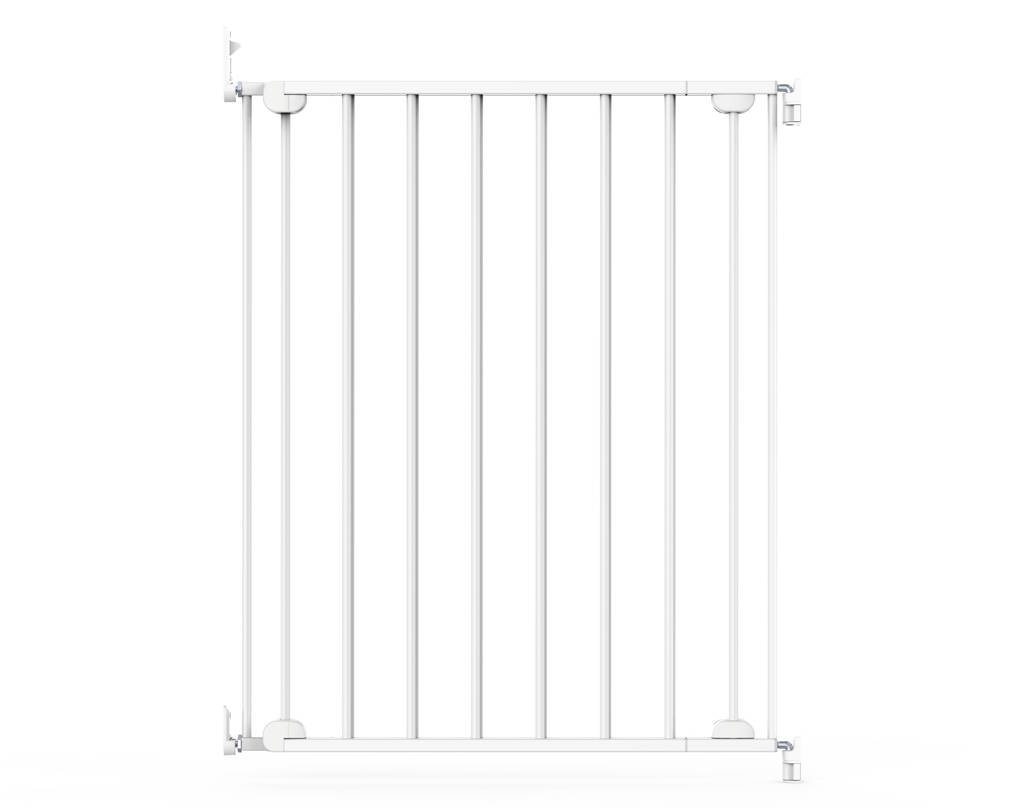 Lara Metalen Traphek - Uitschuifbaar Schroefhek - 60 tot 107cm - Wit