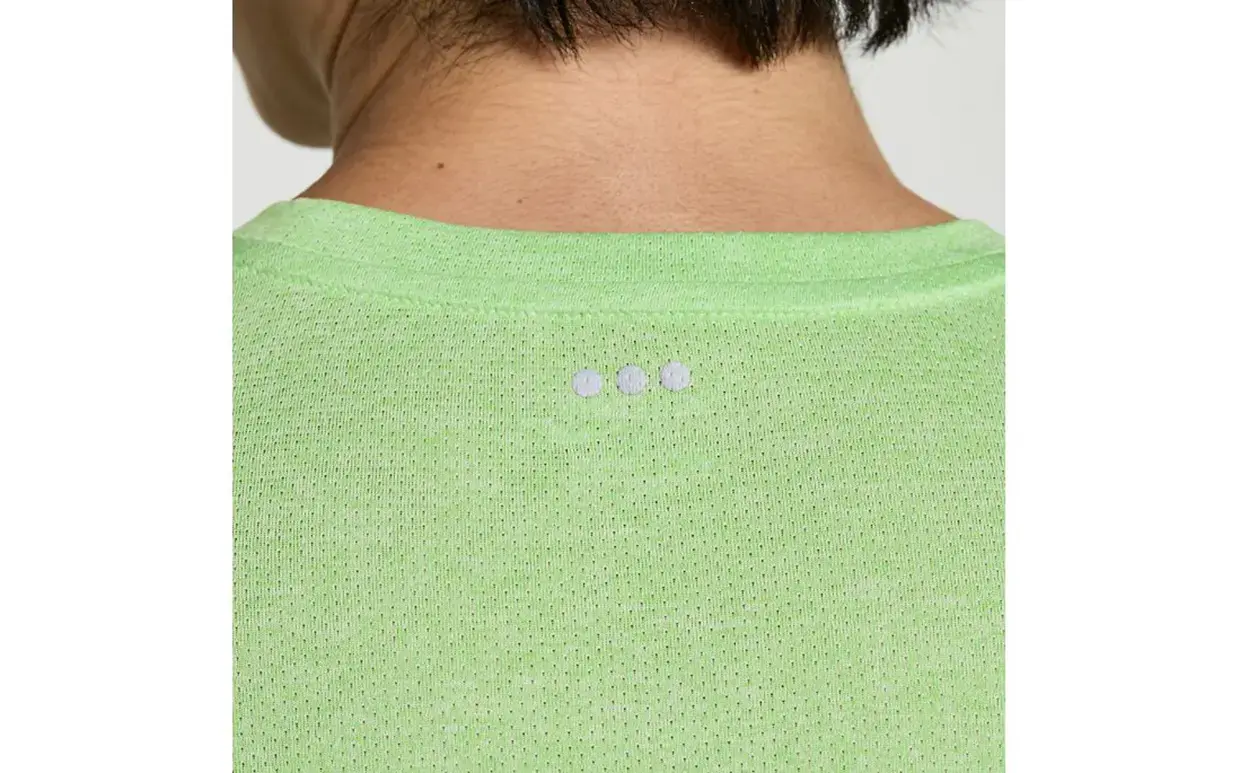 Saucony Stopwatch Hardloopshirt Korte Mouwen Groen Heren