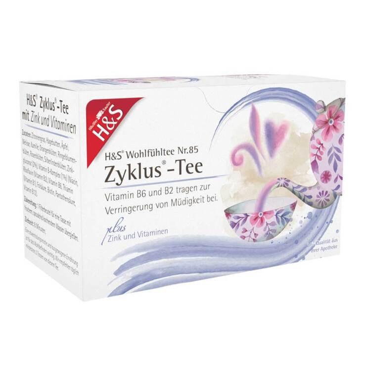 H&S Zyklus-Tee mit Zink und Vitaminen Filterbeutel, 20X1.5 g