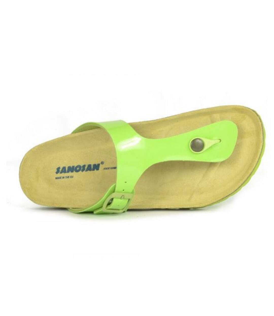 Sanosan - Sandales GENEVE LACQUERED - Femme (Vert / Marron) - UTBS3125