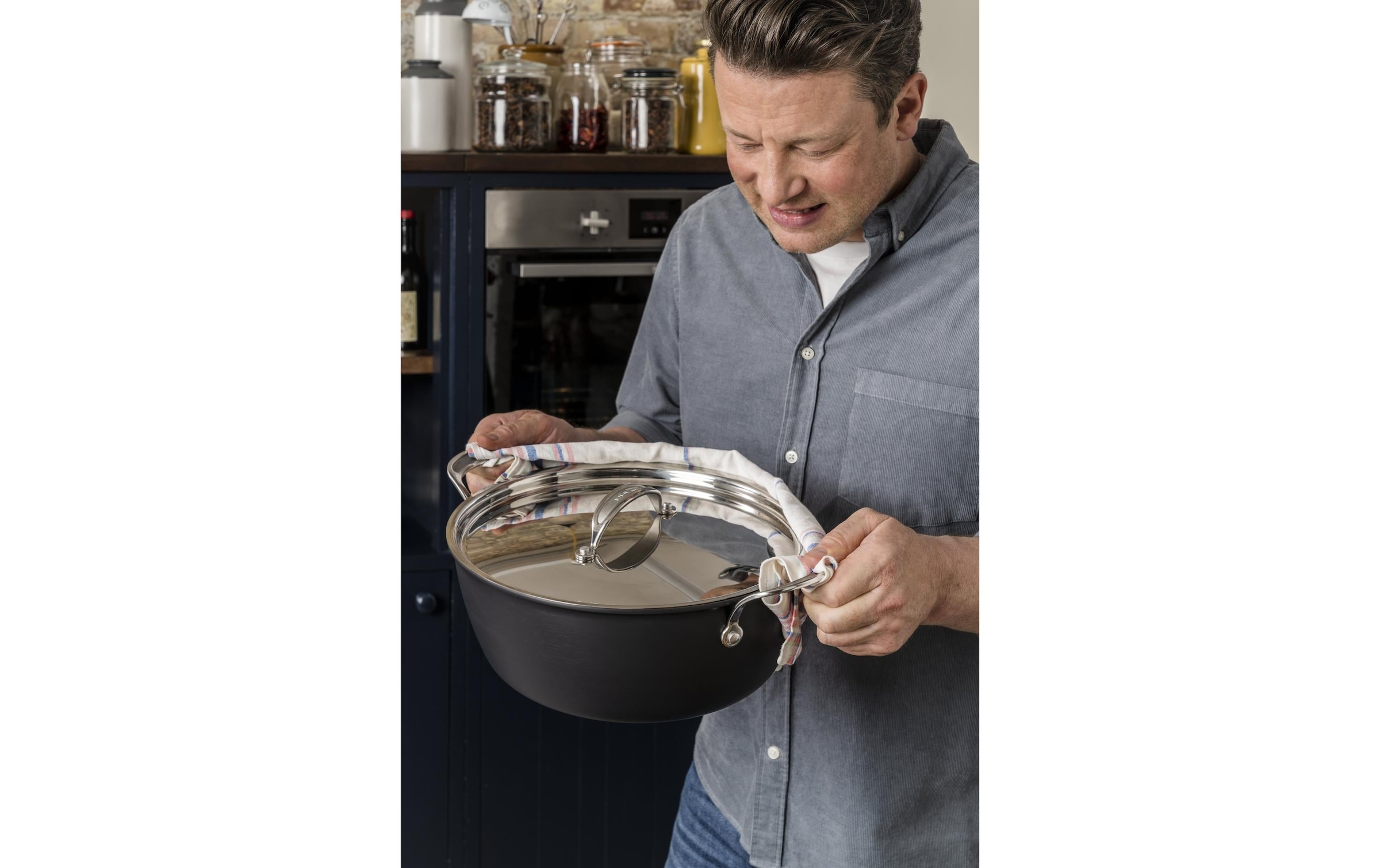 Tefal Bräter »Jamie Olivier Batch Cooking« Aluminium