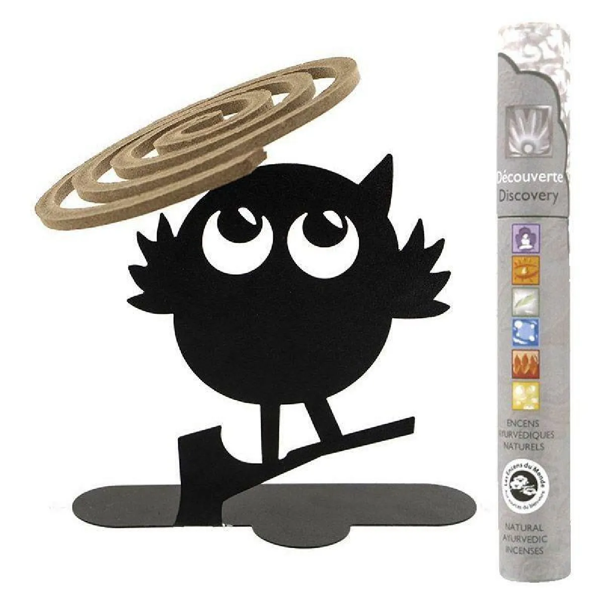 Encens Du Monde Porte-spirales Hibou