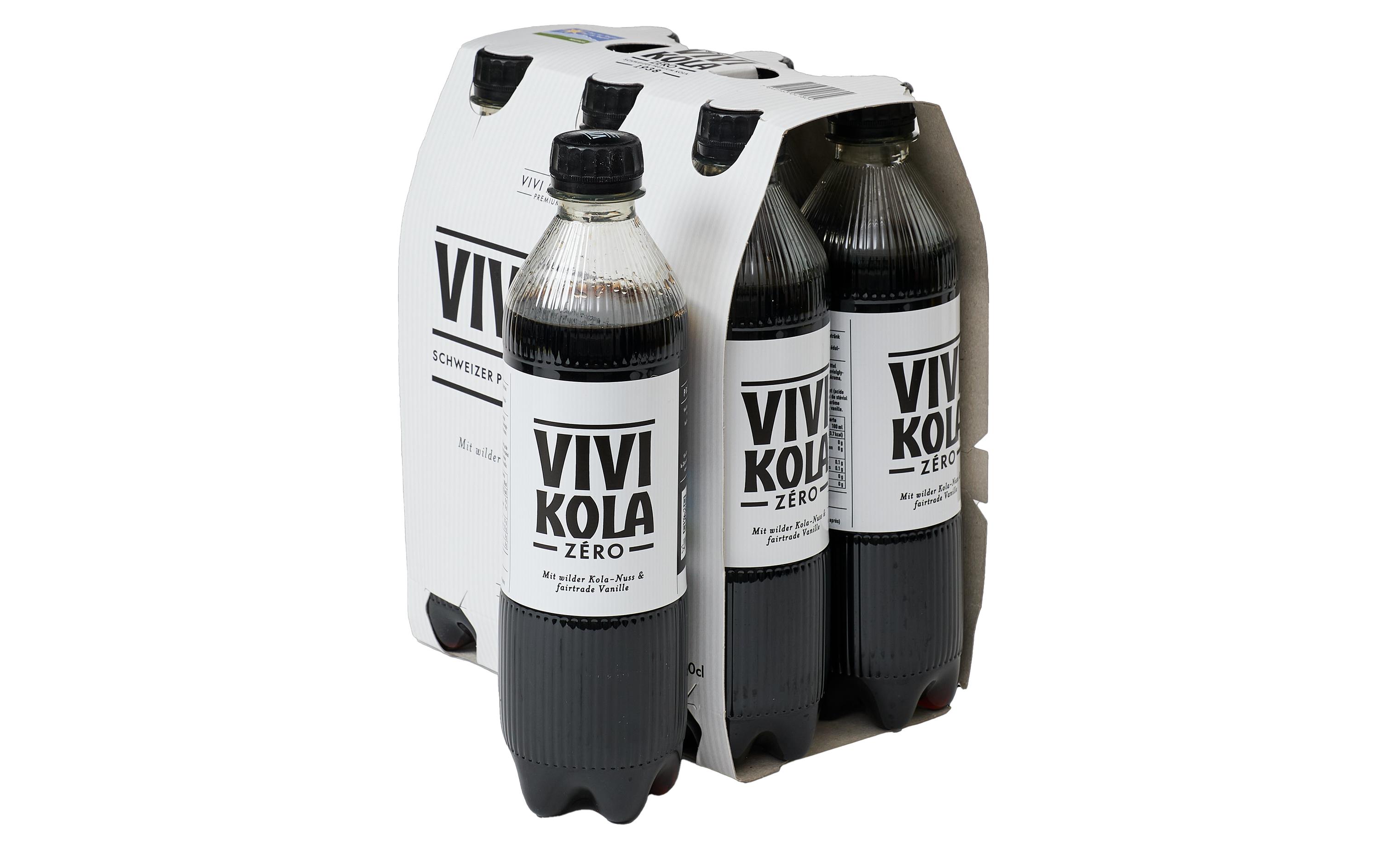 Vivi Kola Zéro 6 x 0.5 lSchweizer Premium Kola ohne Zucker