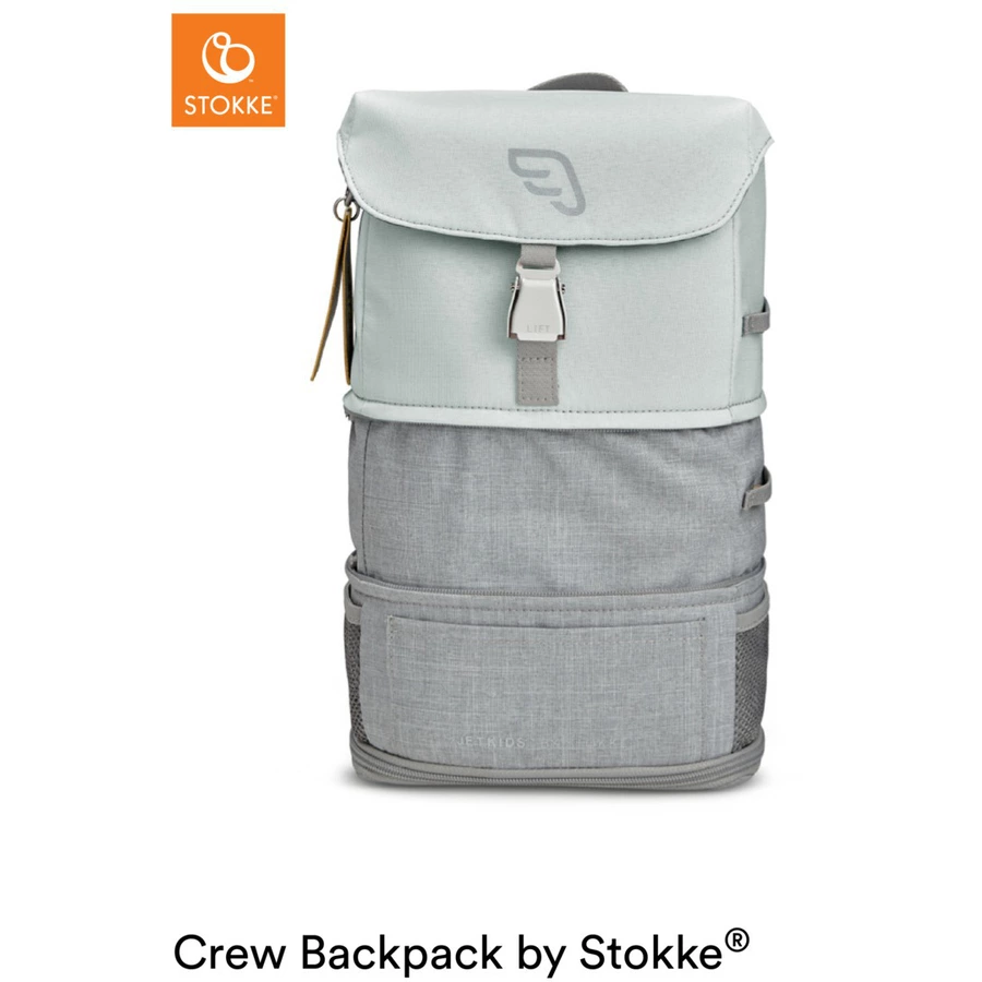 JETKIDS™ BY STOKKE® Aufsitzkoffer BedBox™ mit Crew BackPack™ Green