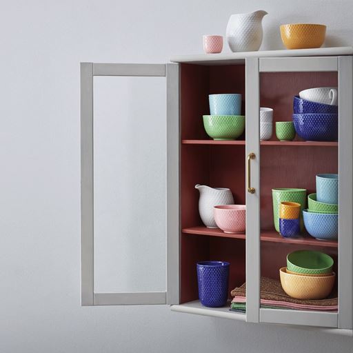 Lyngby Porcelæn Rhombe Color Krus, Mørk Blå, 33 cl