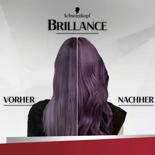 Haar Glossing Strahlendes Violett