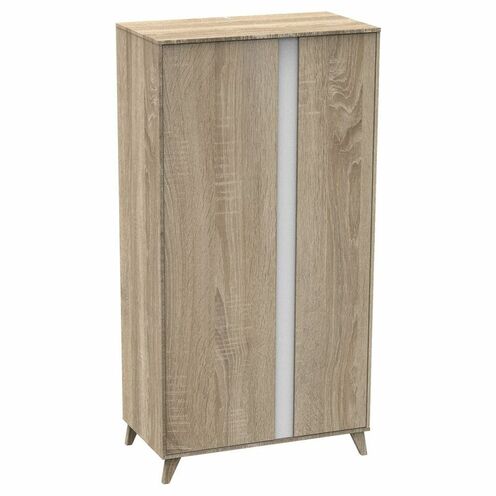 Chambre TRIO Lit 70x140 Commode Armoire NOVA Blanc - SAUTHON