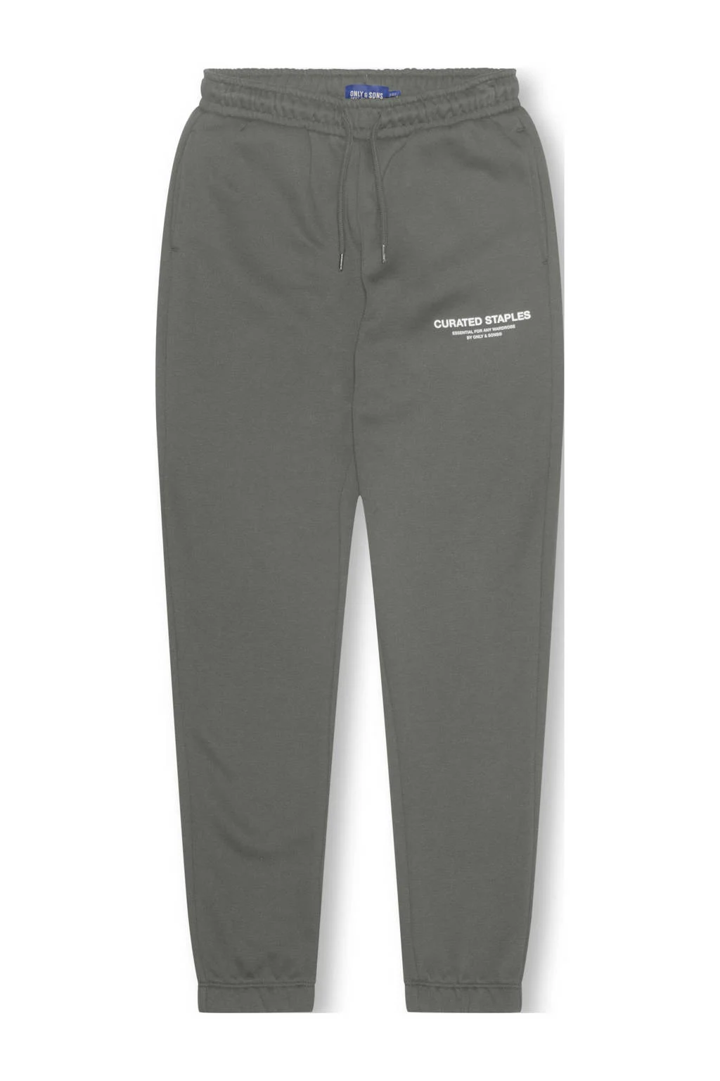 ONLY & SONS JUNIOR joggingbroek grijs