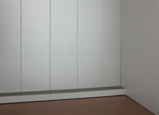 Buffet Niclas 5.1 Massivholz grau/braun 90x190x45 cm