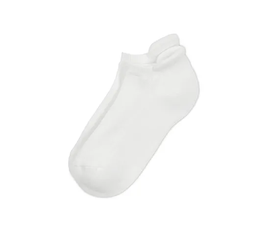 2 Paar Unisex-Sport-Sneakersocken, weiß