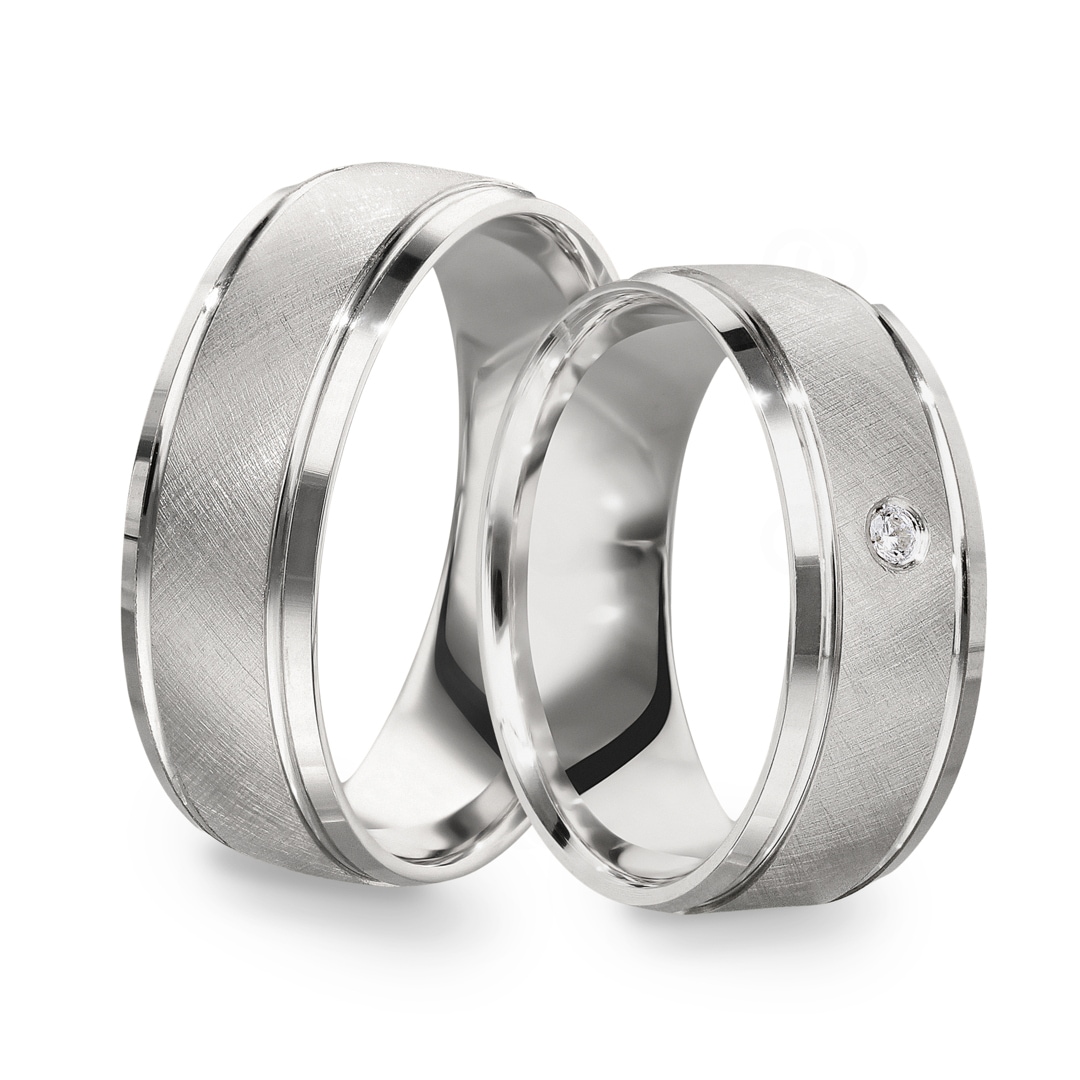 Paarringe 925 Silber Genova