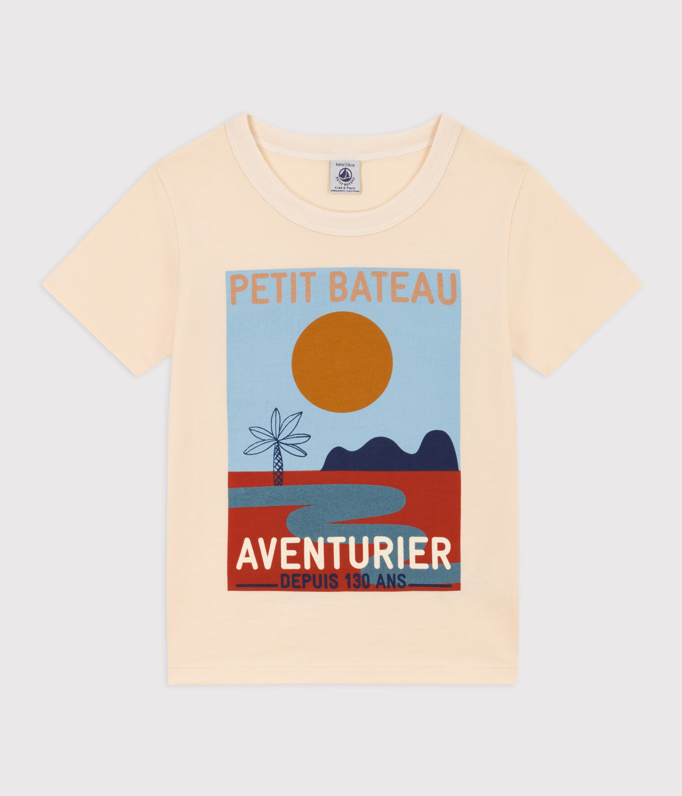 Tee-shirt manches courtes en coton enfant garçon