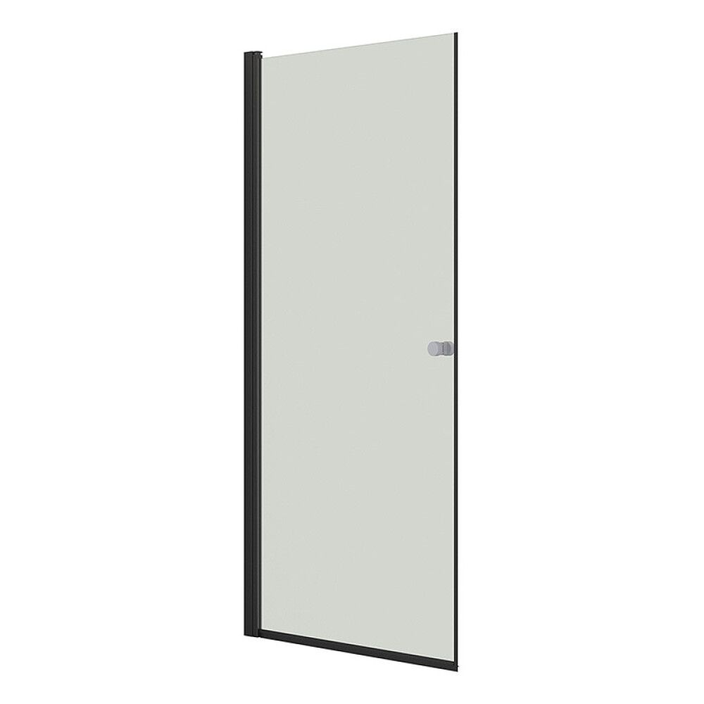 DUSJDØR SCANBAD FLEXI A100 KALRT GLASS 100CM SVART