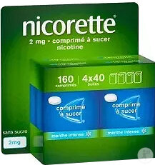 Nicorette Comprimé À Sucer Menthe Intense 2mg 160 Pièces