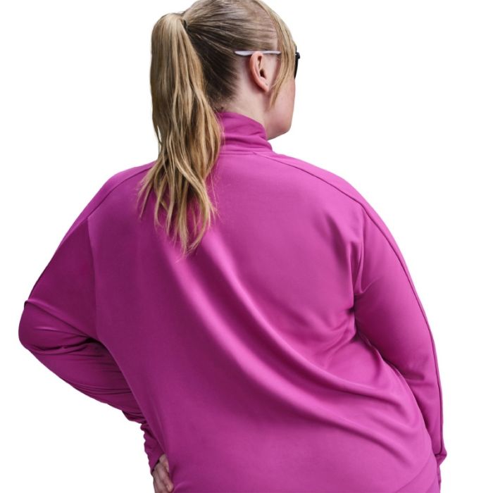 Nike Dame Trøjer Dri-FIT Swoosh Half-Zip Mid Layer (Plus Size) Pink