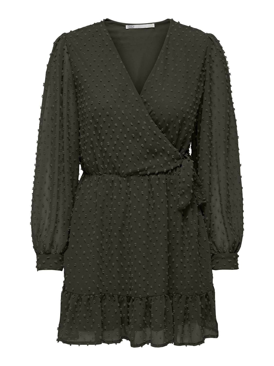 ONLTIVA Kurzes Kleid Rosin