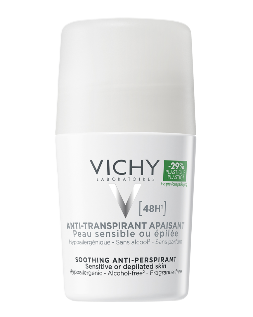 Vichy 48H Soothing Antiperspirant deodorant uten parfyme 50 ml