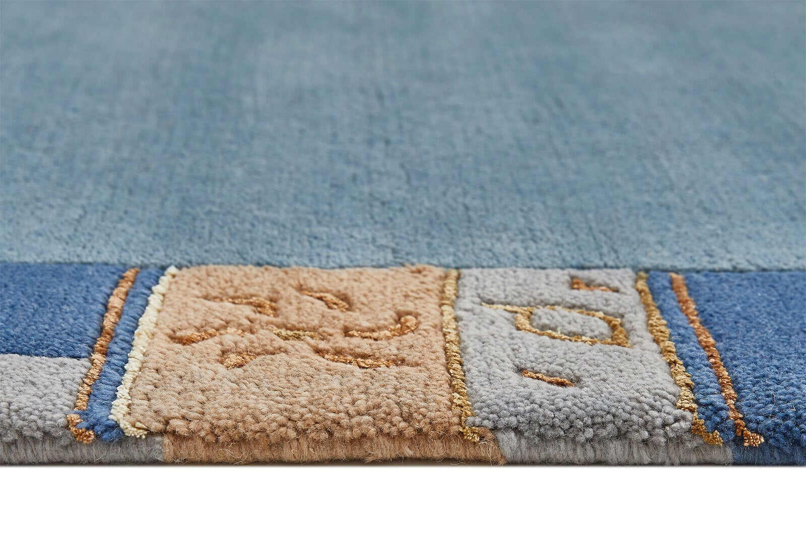 Teppich MANALI 90 x 160 cm blau