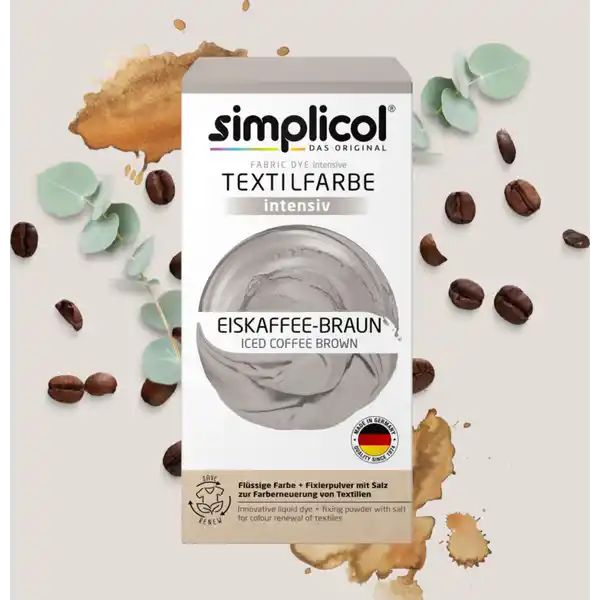 Textilfarbe Intensiv Eiskaffee Braun