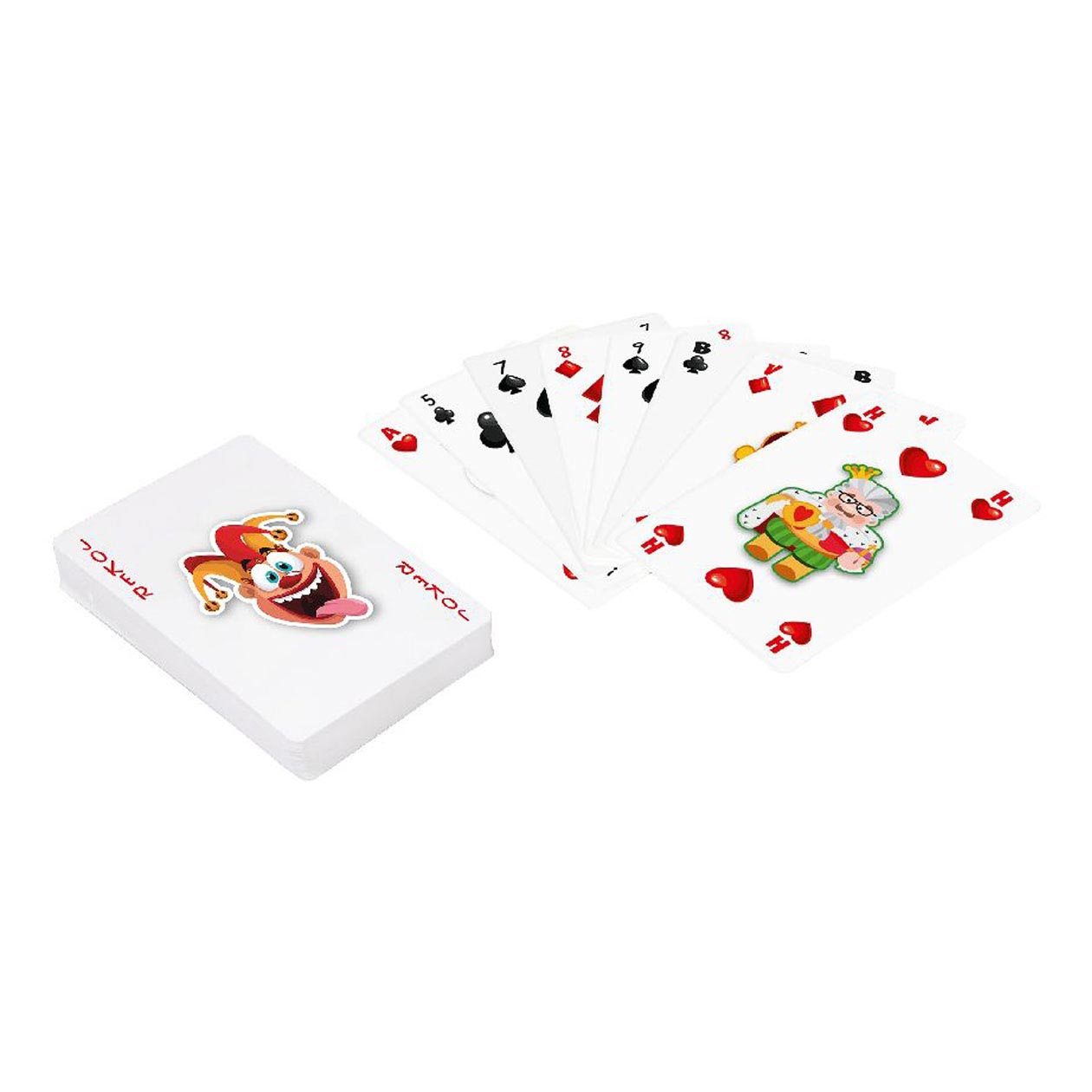Clown Games Kids 50 Kaart & Dobbel Spellen