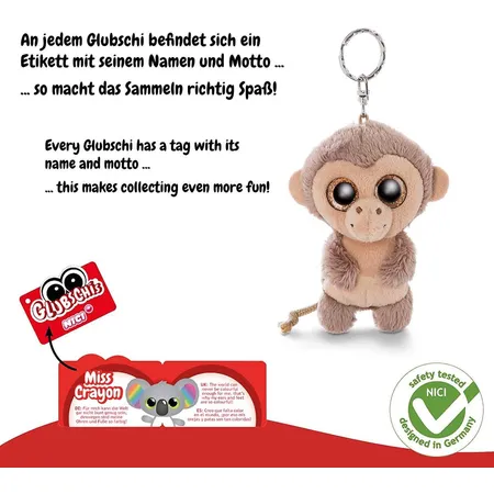 NICI 46941 Original – Glubschis Schlüsselanhänger Hobson 9cm