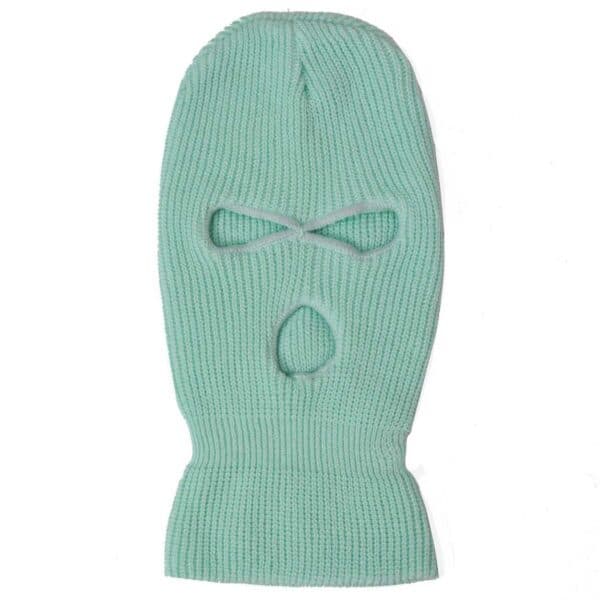 Balaklava Ski Mask Robber Hat Turquoise Blue