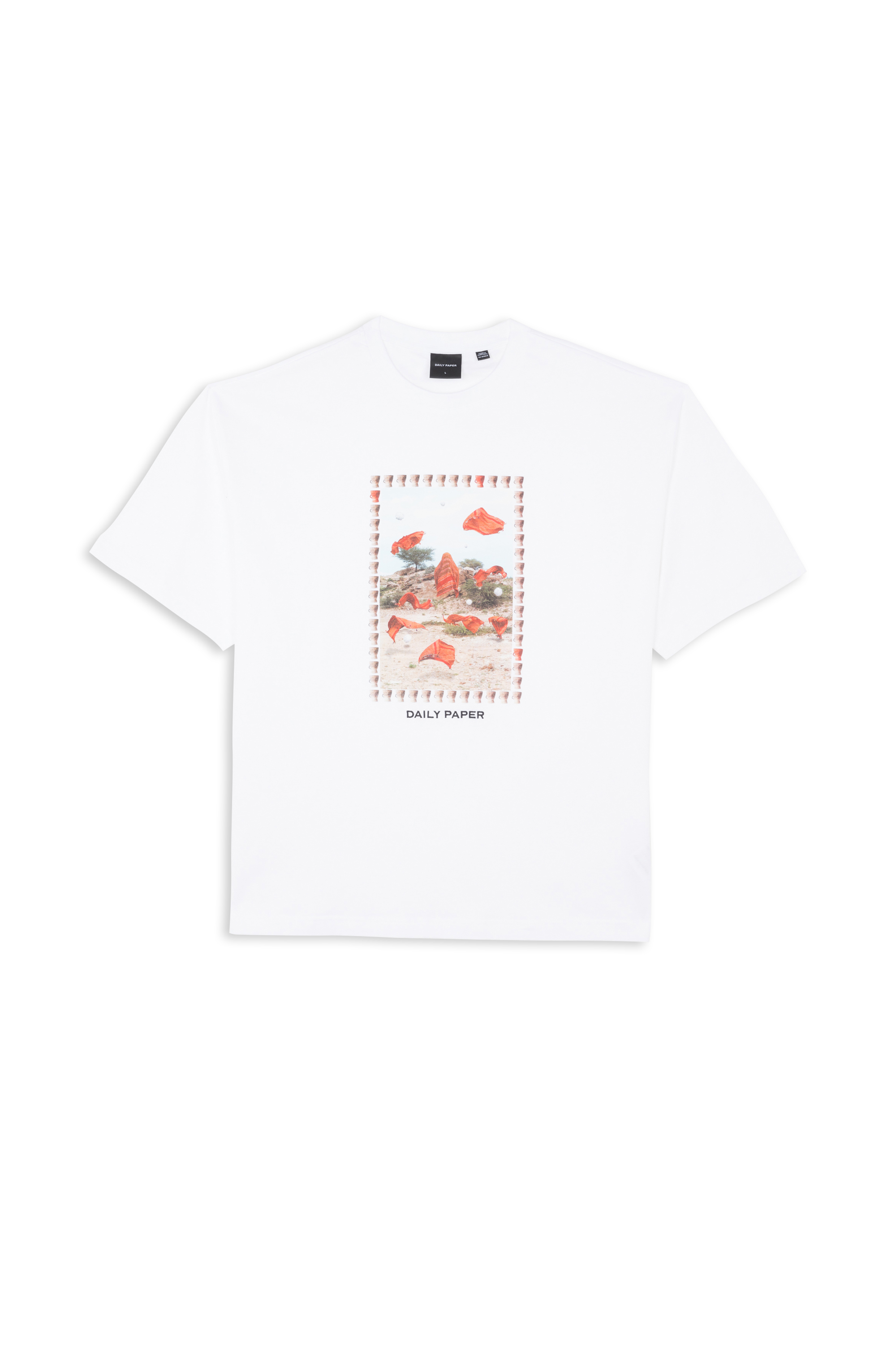 Daily Paper T-shirt  rashad ss t-shirt Blanc