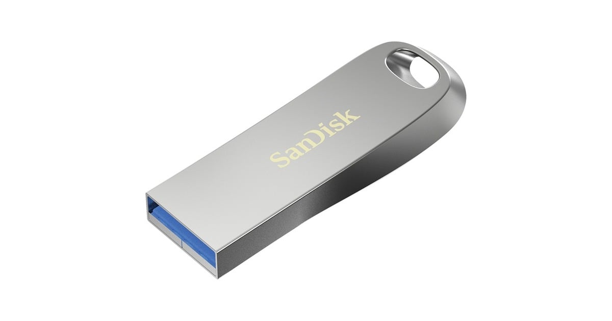 SanDiskUltra Luxe USB 3.1, 128 GB usb-stick  (Zilver)