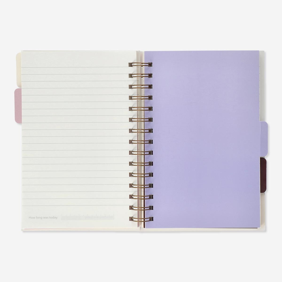 Notesbog med indeksfaner. A5