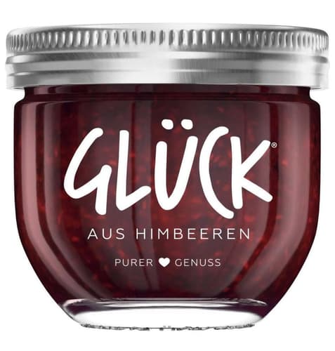Glück Fruchtaufstrich Himbeere