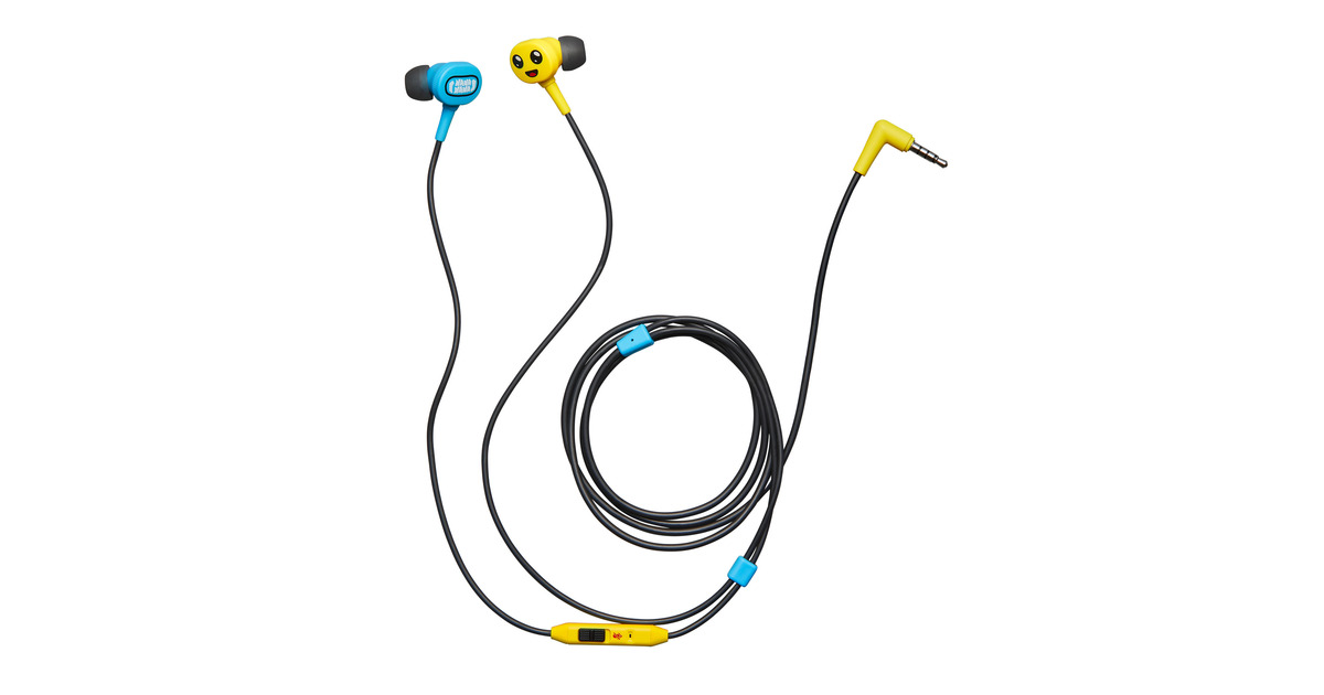 PowerASwitch Wired Earbuds Peely in-ear oortjes  (Blauw/geel)
