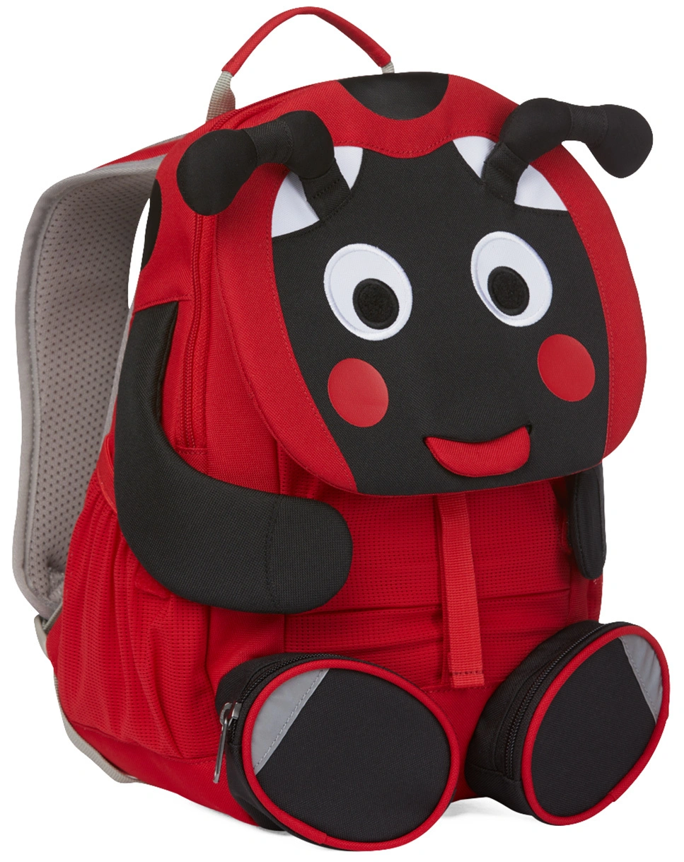 Kinderrucksack GROßER FREUND  MARIENKÄFER (20x31x12) in rot