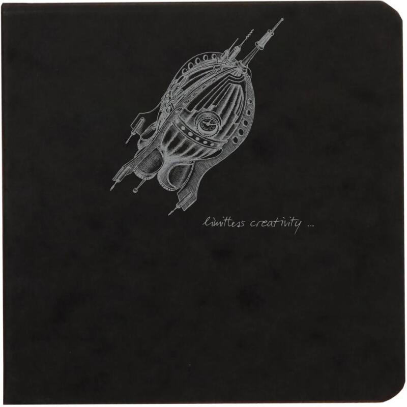 Flying Spirit carnet dos carré 50F 10,5x10,5cm 90g - Noir