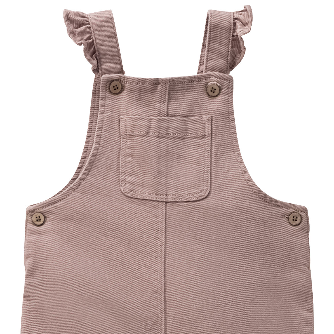 Topolino Pure Collection Mädchen Latzhose mit Rüschen puderrosa