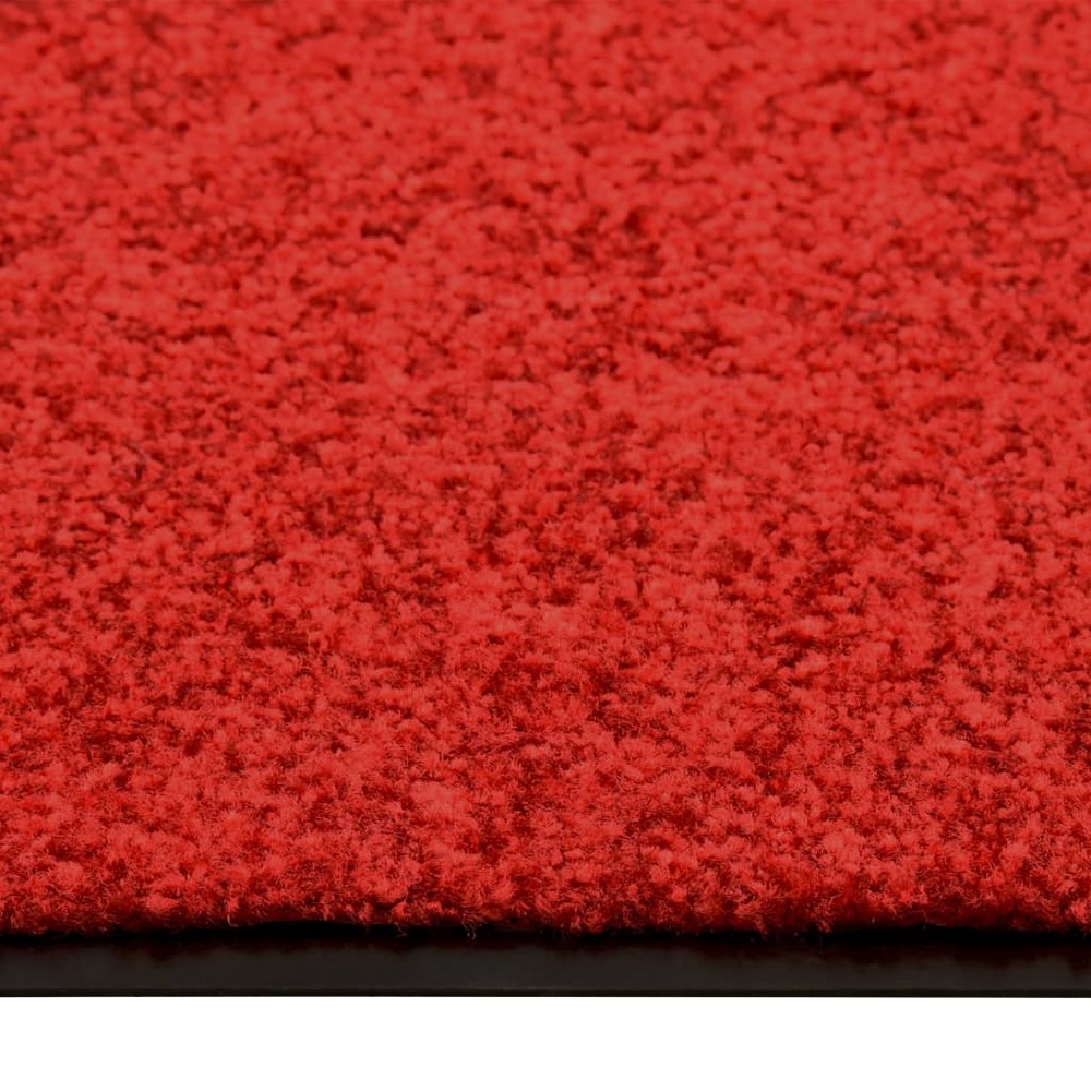 Paillasson lavable rouge 60x90 cm