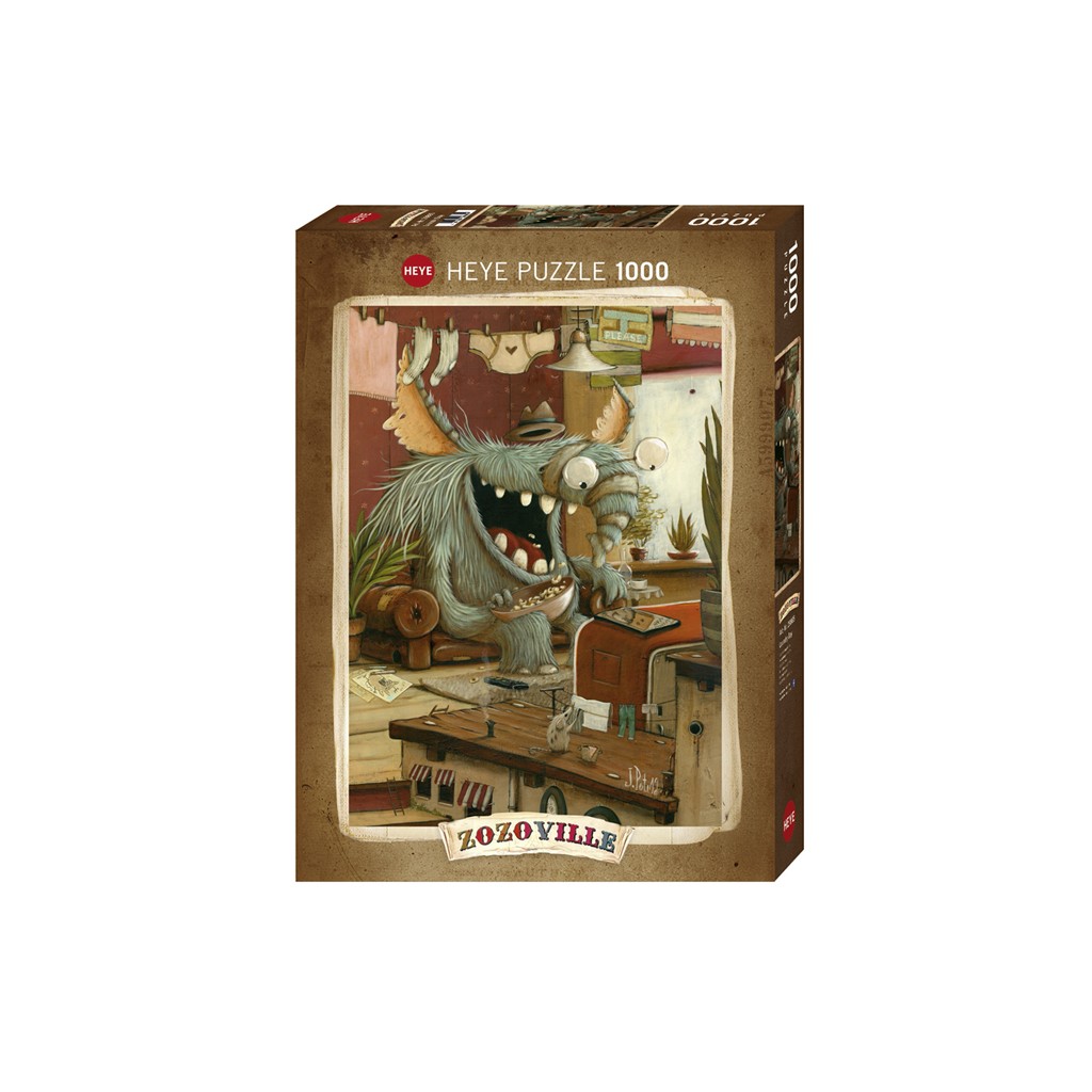 Puzzle - Zozoville -Laundry Day de Johan Potma - 1000 Pièces
