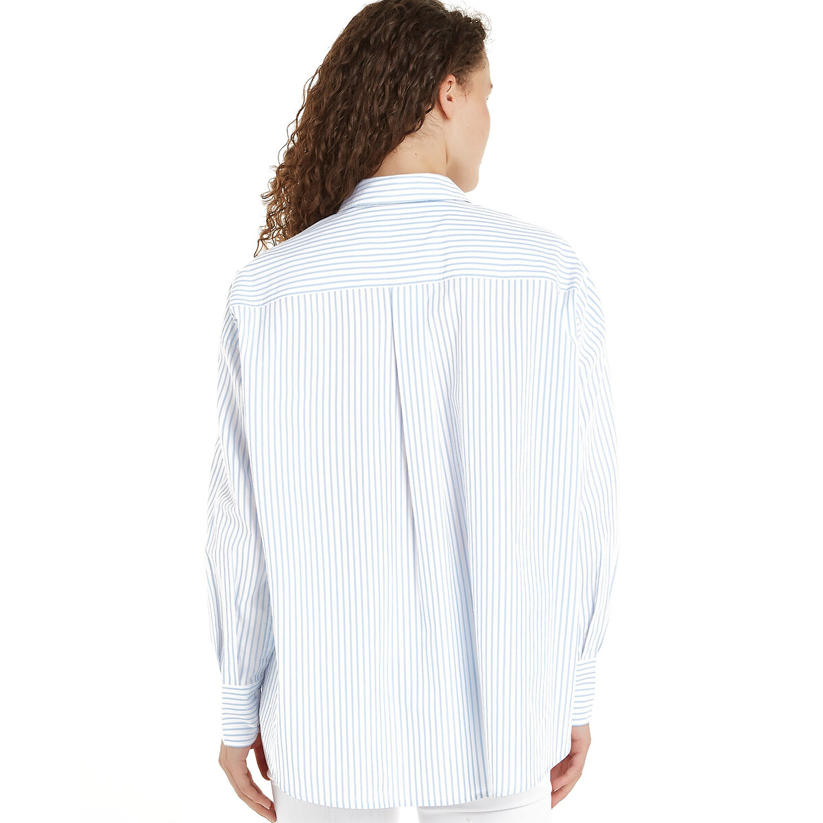TOMMY JEANS<br>Camisa com listras finas