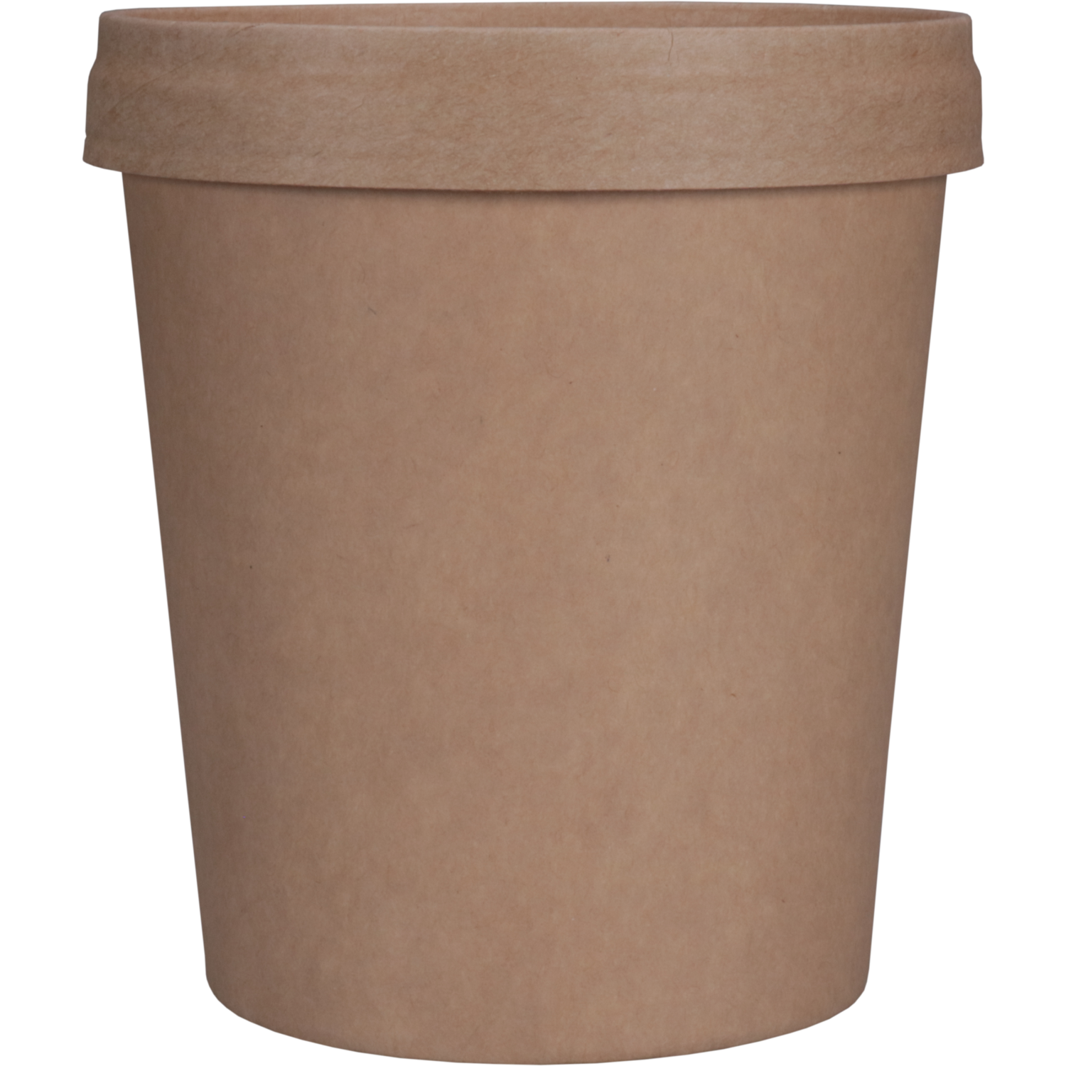 Depa, Soepbeker, incl. deksel, Karton + PP, 400ml, 16oz, 100mm, bruin